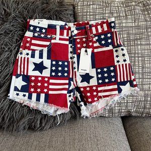 Wrangler Star Striped Patriotic Shorts